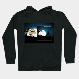 the moon Hoodie